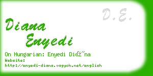 diana enyedi business card